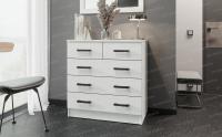 Комод К800 3-2 Белый гладкий